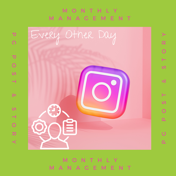 Monthly Instagram Management - Every Other Day
